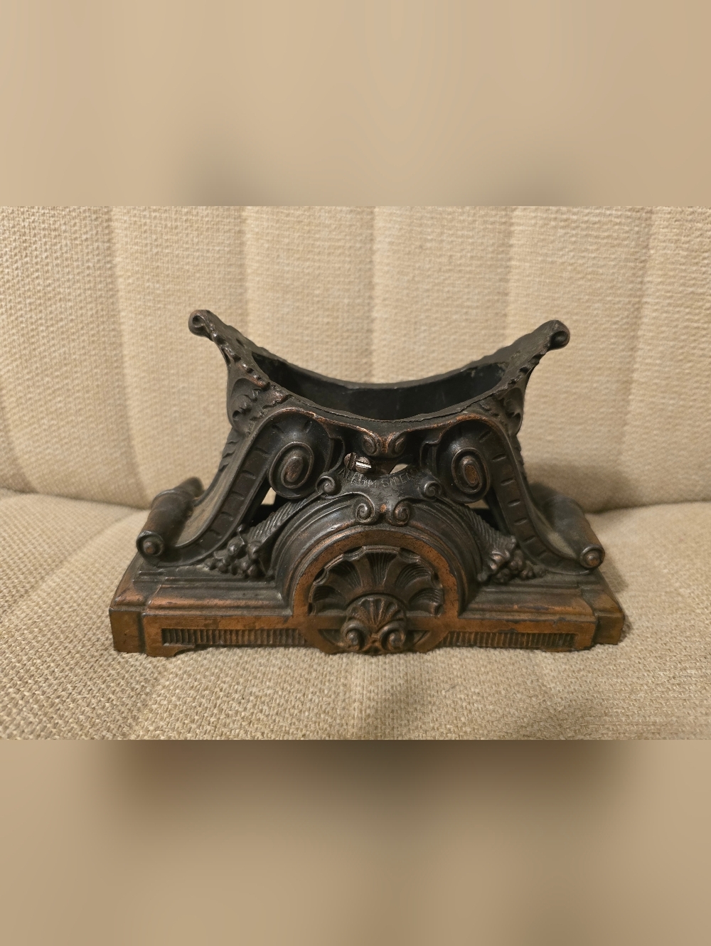 ANTIQUE ALARM Mantle Clock Base